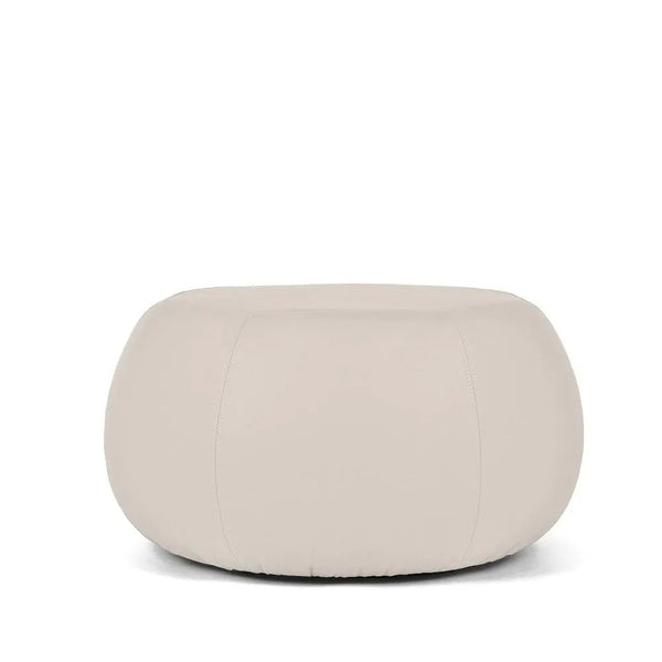 COCOON ECO M,  Pouf Design Rotondo in Ecopelle 64x45