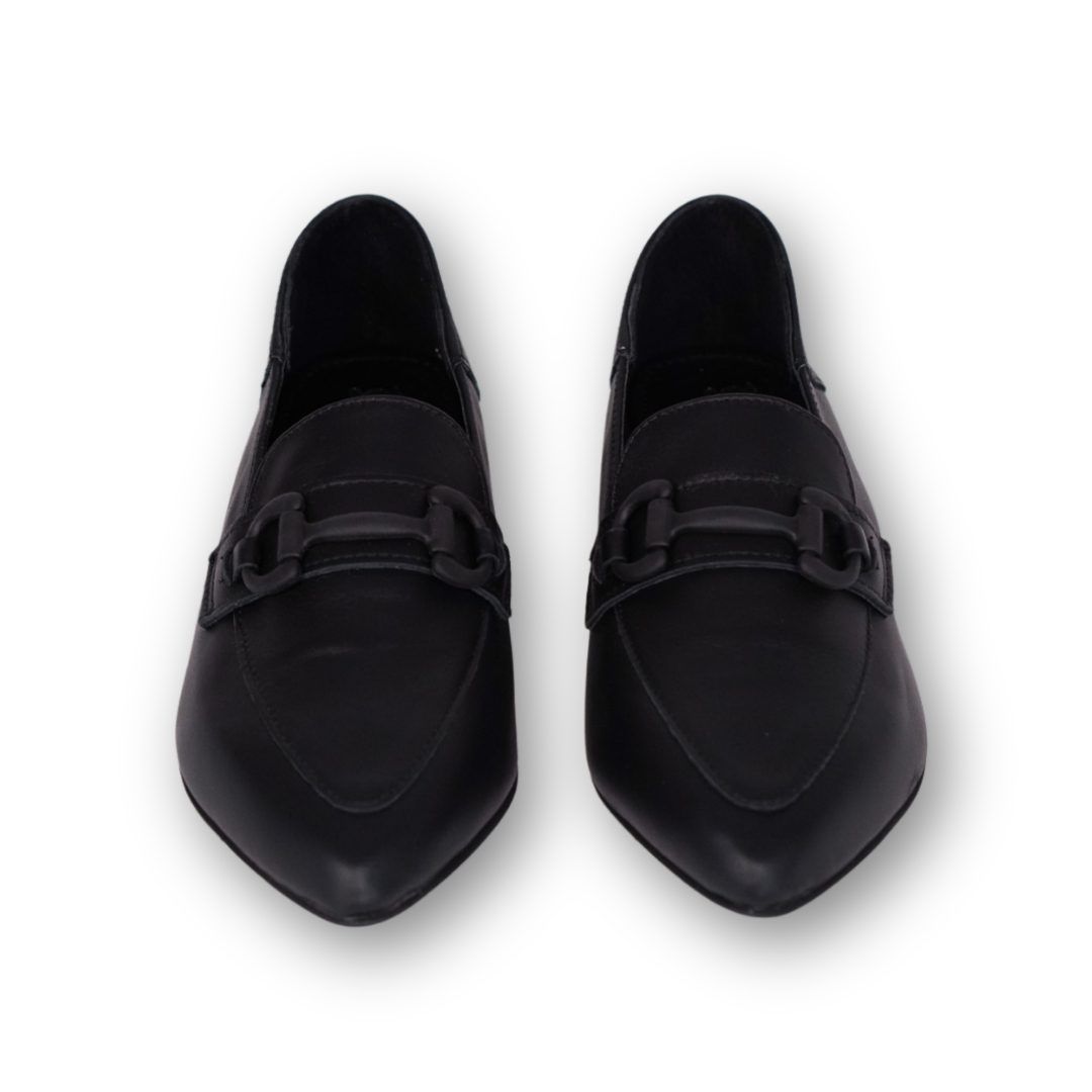 MastroDomenico Women's Handmade Moccasins - Black Diamond