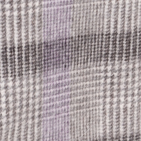 Wool Blend Check Scarf