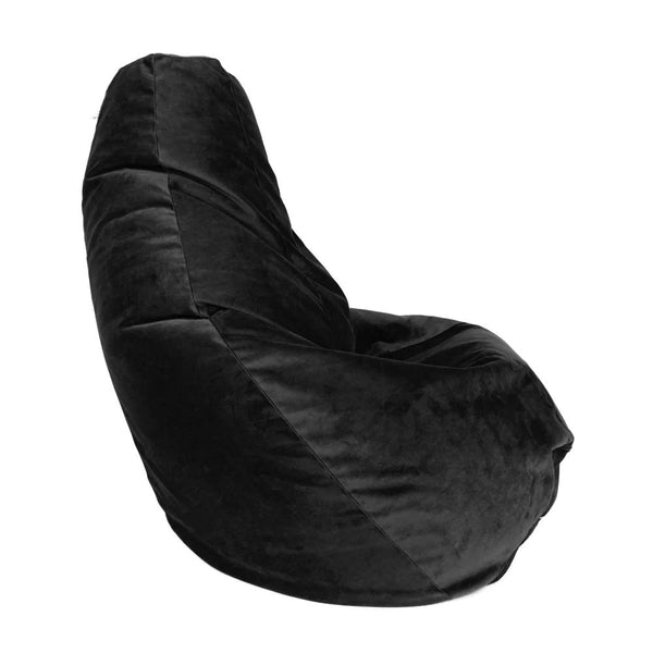 SESSANTOTTO 68 VELVET, Velvet Bean Bag Pouf L Removable Cover