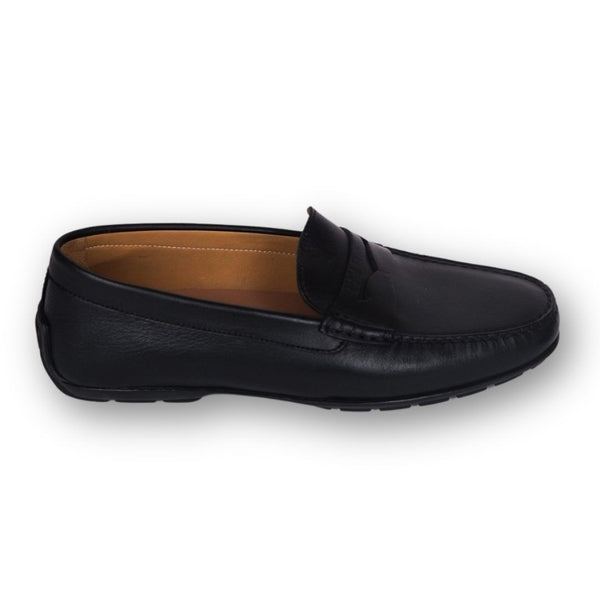 MastroDomenico Women's Handmade Moccasins - Black Moissanite