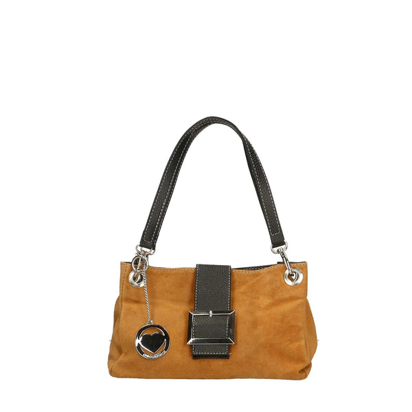 Women's Hand Clutch in 100% Suede Leather - 27x18x12 cm - 10027 