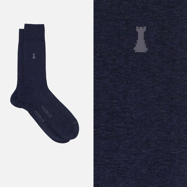 Caravaggio - Plain Mèlange Short Sock