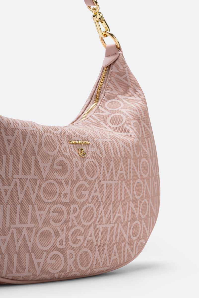 Hobo Bag Charlie Rosa Medium