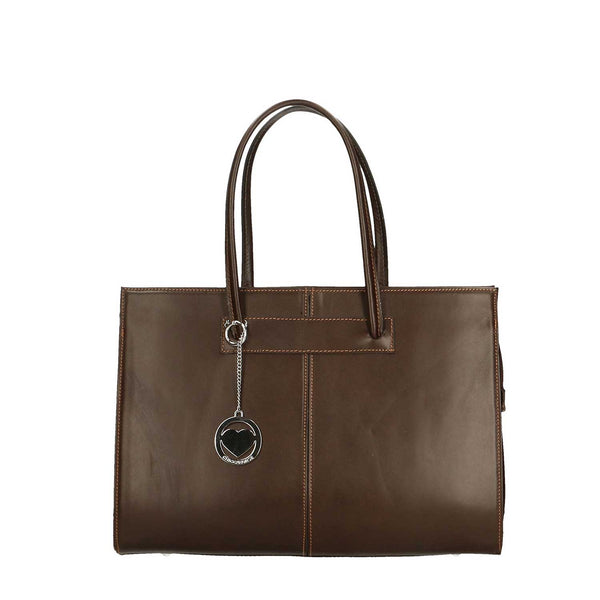 Handbag, 24-hour document holder for women in leather - 39x30x11 cm - 9008 