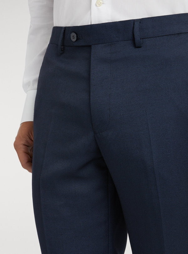 Classic Bird's Eye Blue Suit