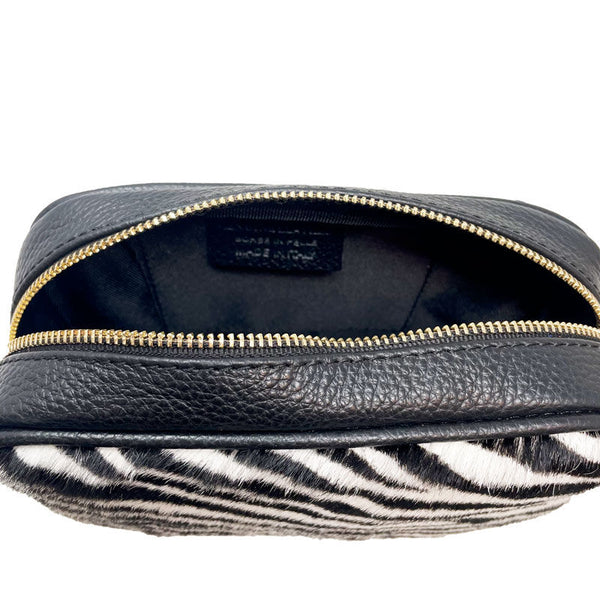 Borsa Piccola da Donna a Spalla Clutch in Cavallina e Pelle Dollaro - Savana K049