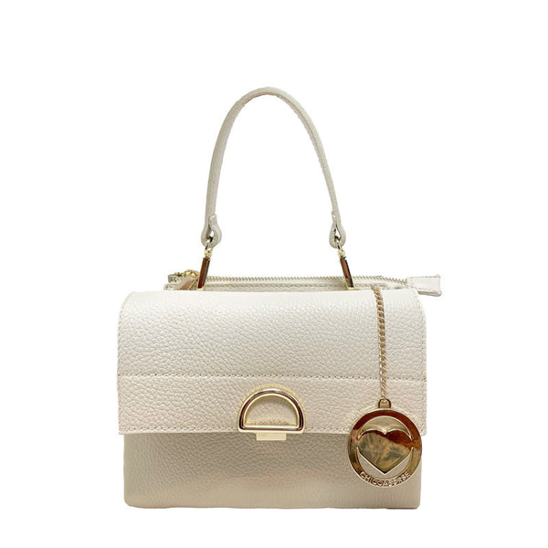 Small Clutch Bag Double Compartment Leather with Chain - K054 
