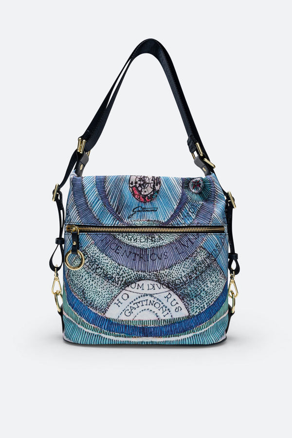 Zaino Hobo Maya Planetarium Aquamarine