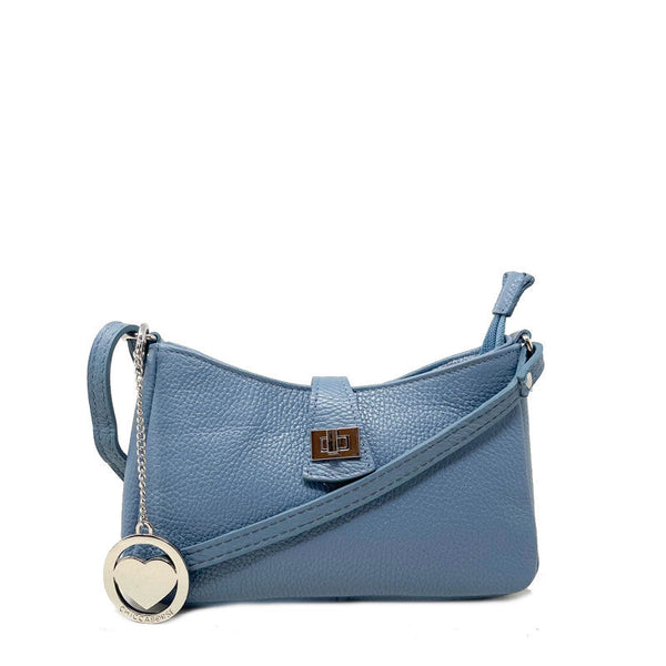 Women's Small Shoulder Clutch Bag with Casket Closure - Torino k048 