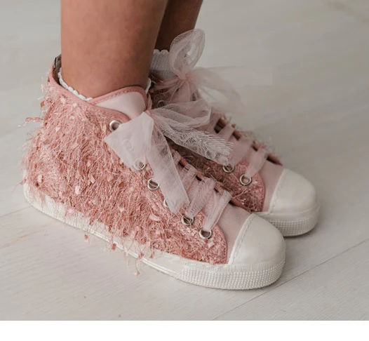 JENNY - PINK FILAMENT SNEAKERS