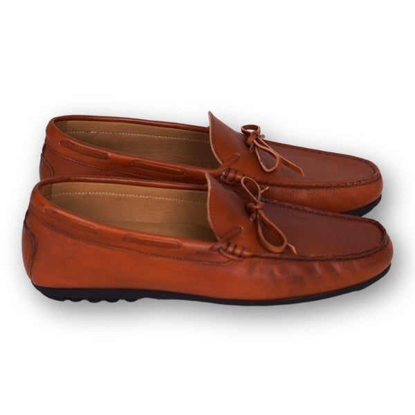 MastroDomenico Women's Handmade Moccasins - Bauxite