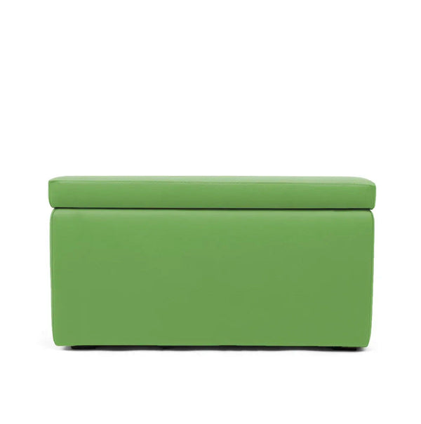 PANDORA 84 ECO SWING, Panca Pouf Contenitore Rettangolare in Ecopelle con Ruote 84x42 h42