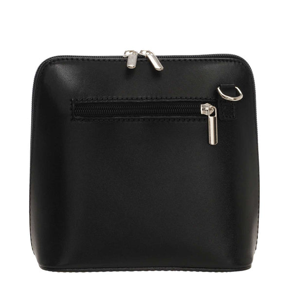 Unisex Leather Shoulder Bag - 17 x 17 x 9 Cm - 133 