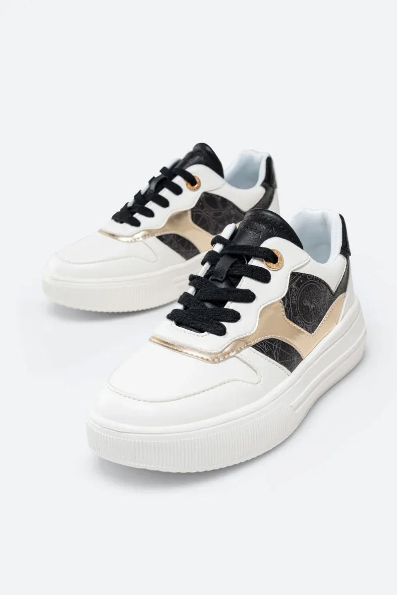 White Broome Sneaker Teodosia Black