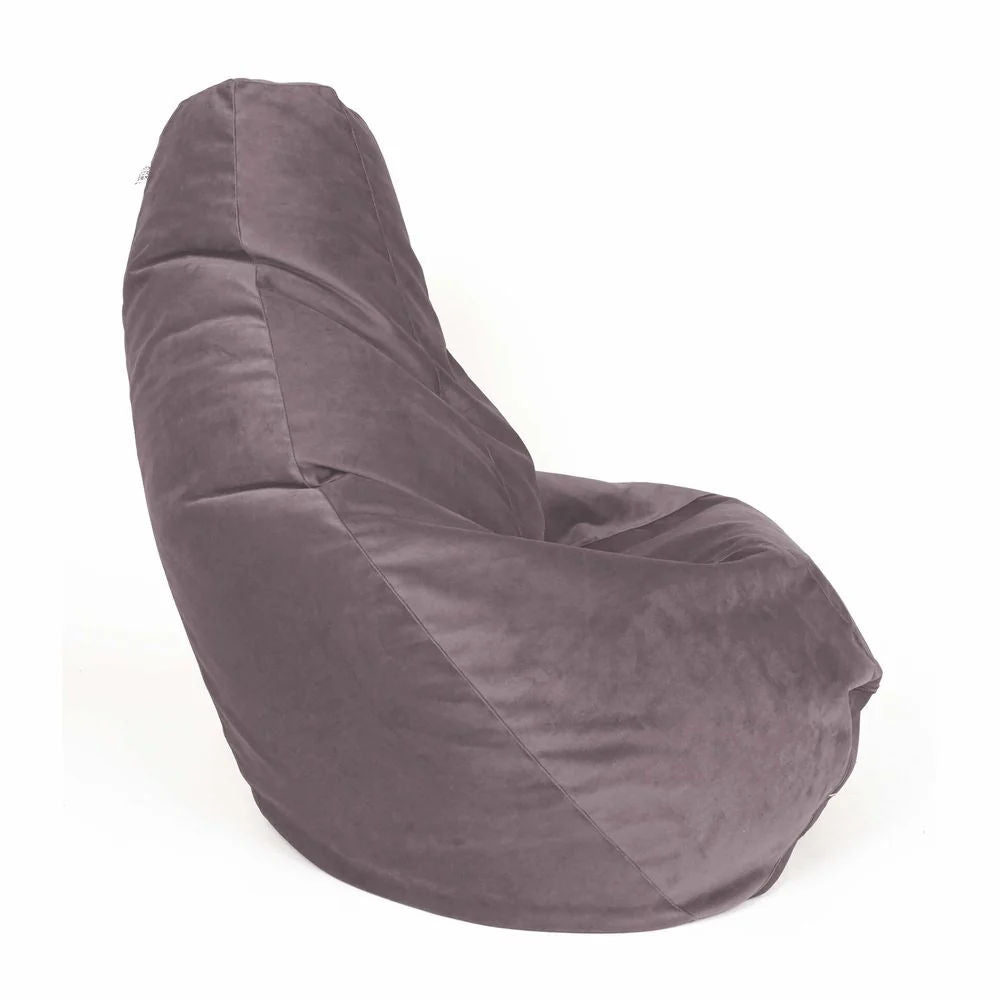 SESSANTOTTO 68 VELVET, Velvet Bean Bag Pouf L Removable Cover