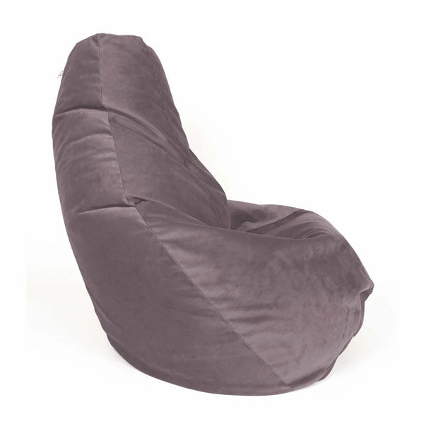 SESSANTOTTO 68 VELVET, Velvet Bean Bag Pouf L Removable Cover