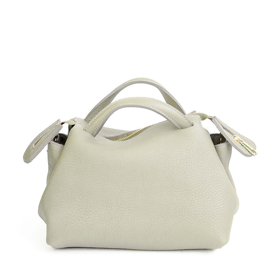 EMMA - Bauletto in pelle lime chiaro