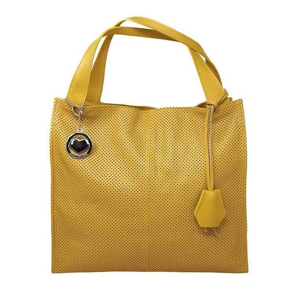 Borsa Shopper a Mano da Donna Pelle Traforata - Volterra K005.