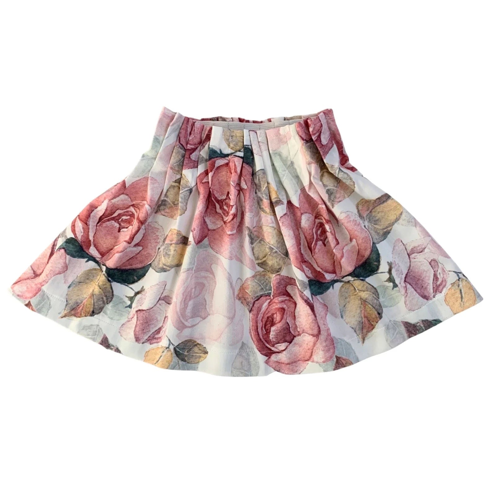 ROSE PRINT SKIRT