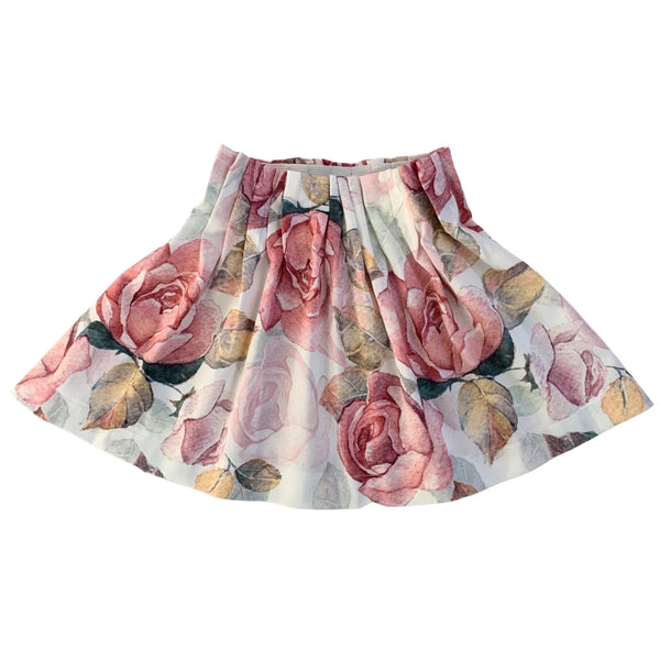 ROSE PRINT SKIRT