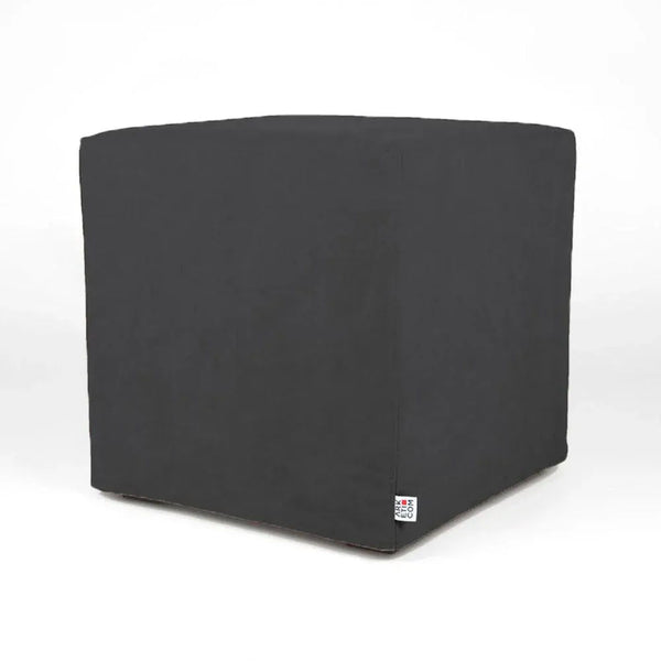 CUBE 55 | Cotton Footstool Pouf with Feet