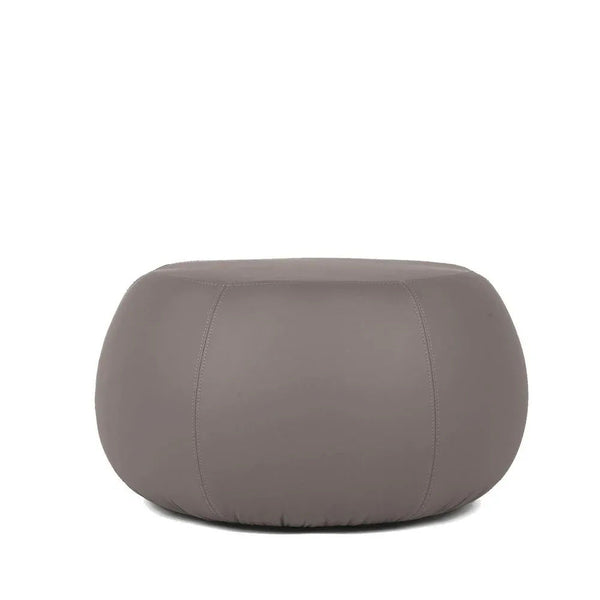 COCOON ECO M,  Pouf Design Rotondo in Ecopelle 64x45