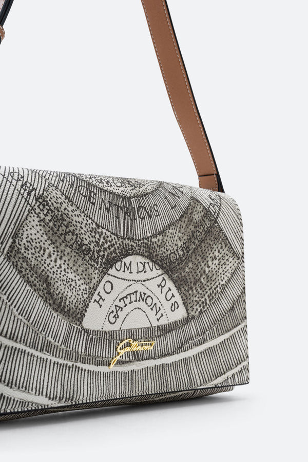 Flap Bag Planetarium Ink Sepia