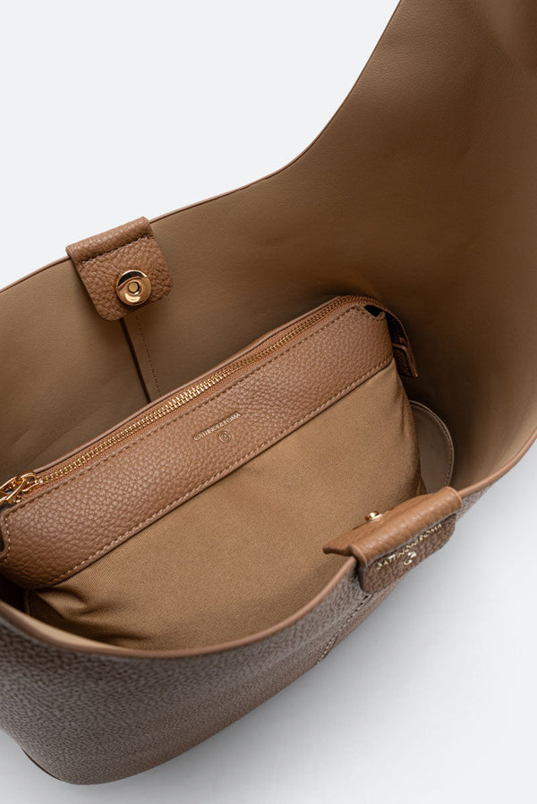 Hobo Bag Delia Large Tan