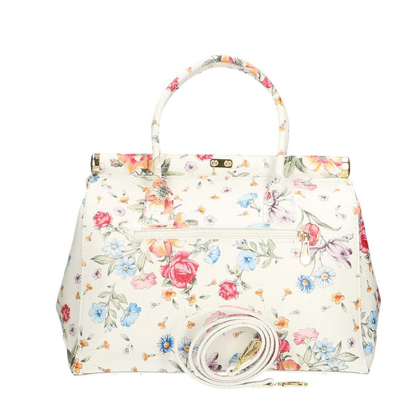 Women's Handbag Bauletto Floral Pattern - Florence 2096. 