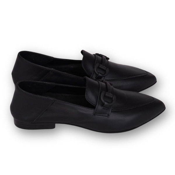 MastroDomenico Women's Handmade Moccasins - Black Diamond
