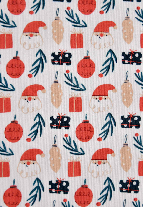 Tutina con zip in bambù - Magia del Natale - Palloncino blu