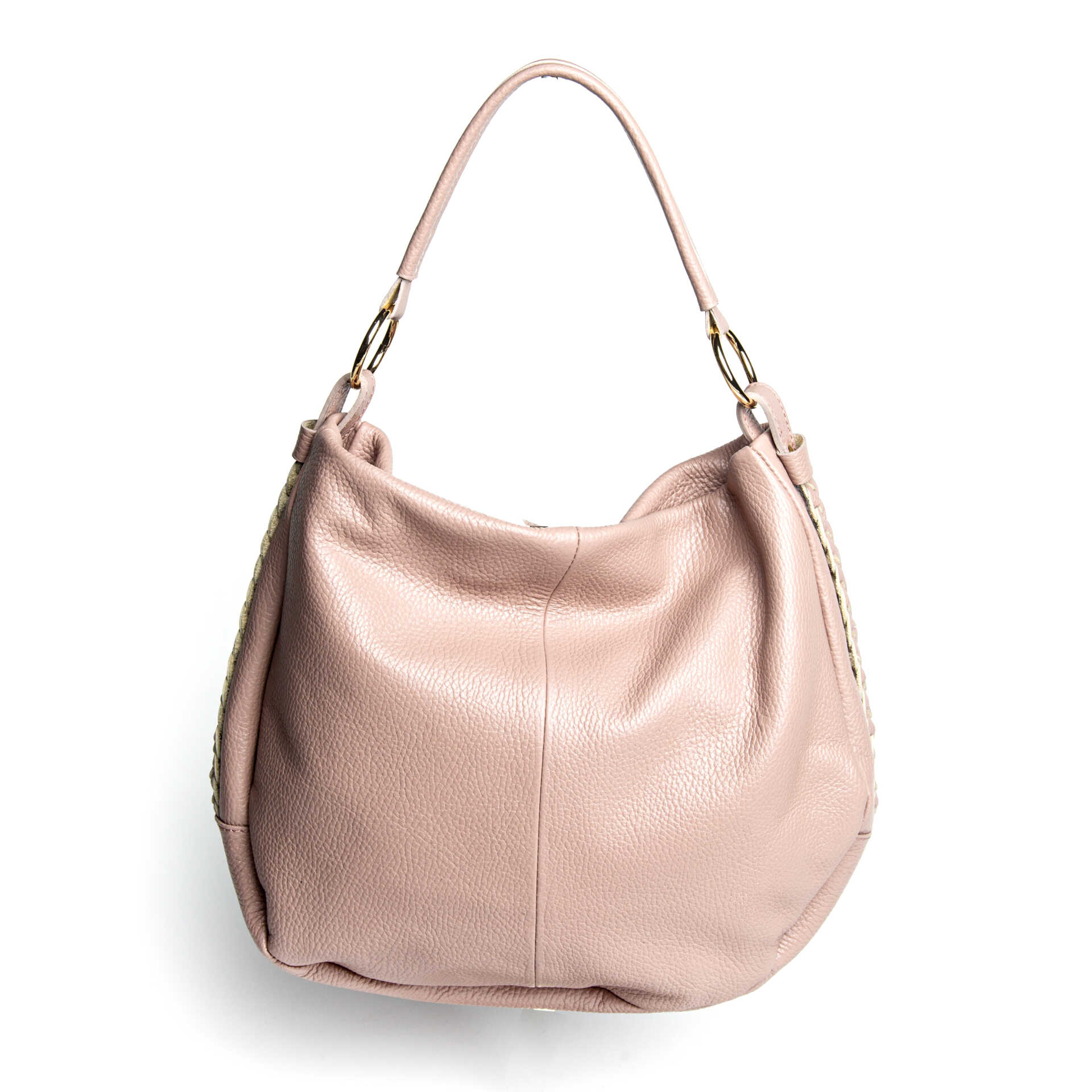 JENNY - Soft leather bag in antique pink dollar