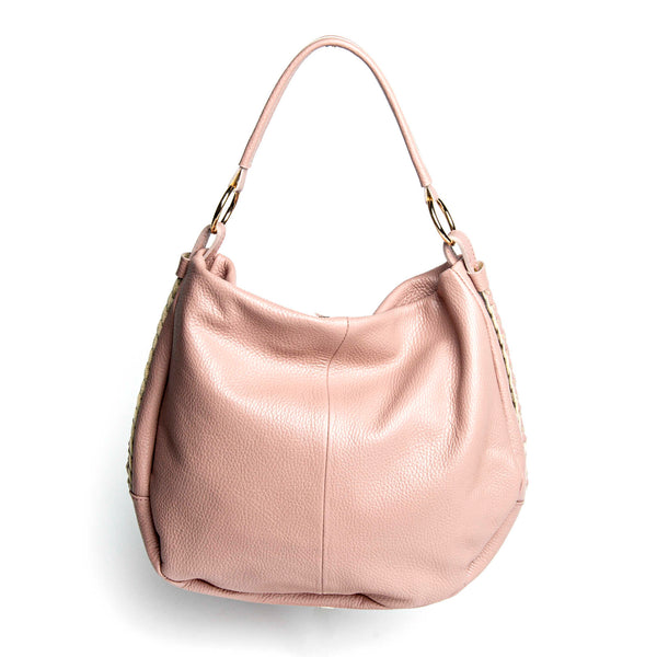 JENNY - Soft leather bag in antique pink dollar
