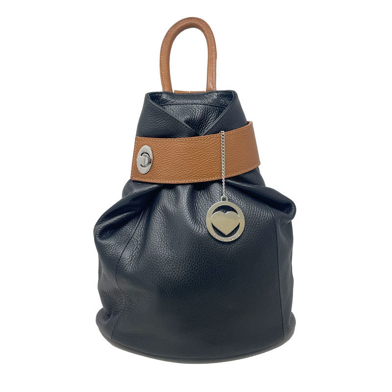 Women's Backpack in Soft Leather Made in Italy - 28x35x12 Cm - 34030 