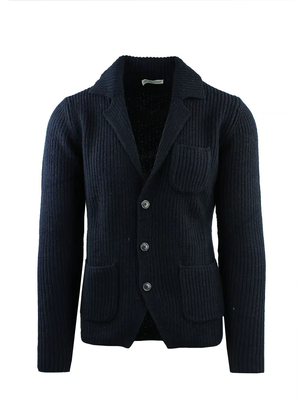 JACKET WITH COB STITCH LAPEL