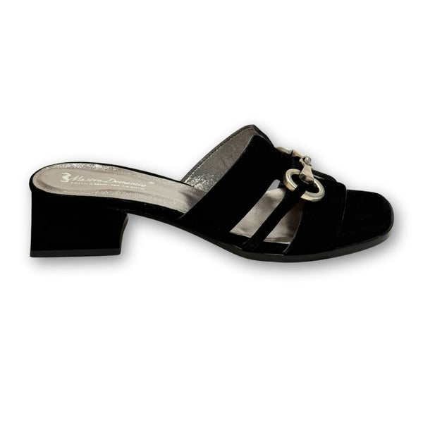 MastroDomenico Women's Handcrafted Sandals - Black Chromite 