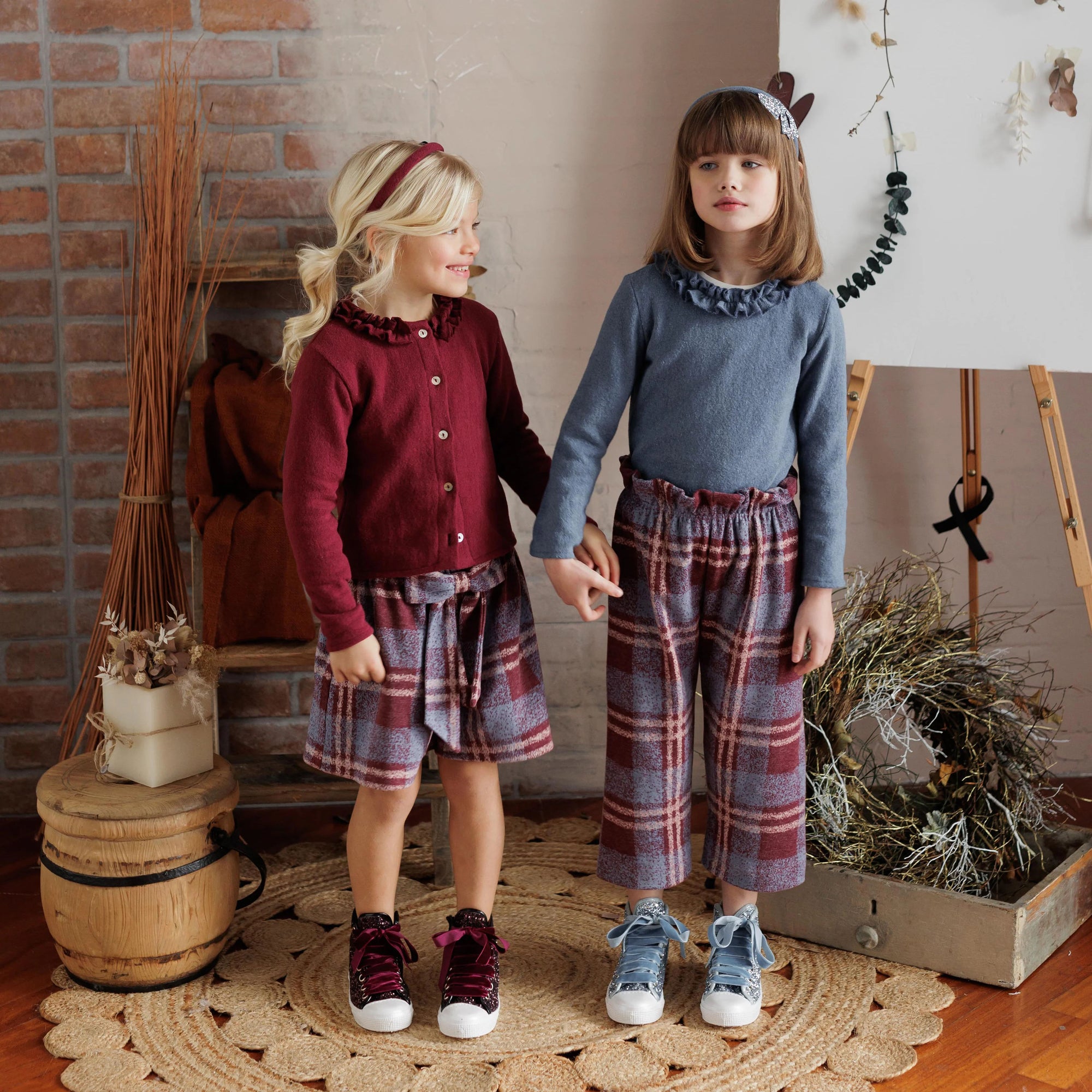 CHECKED TROUSERS