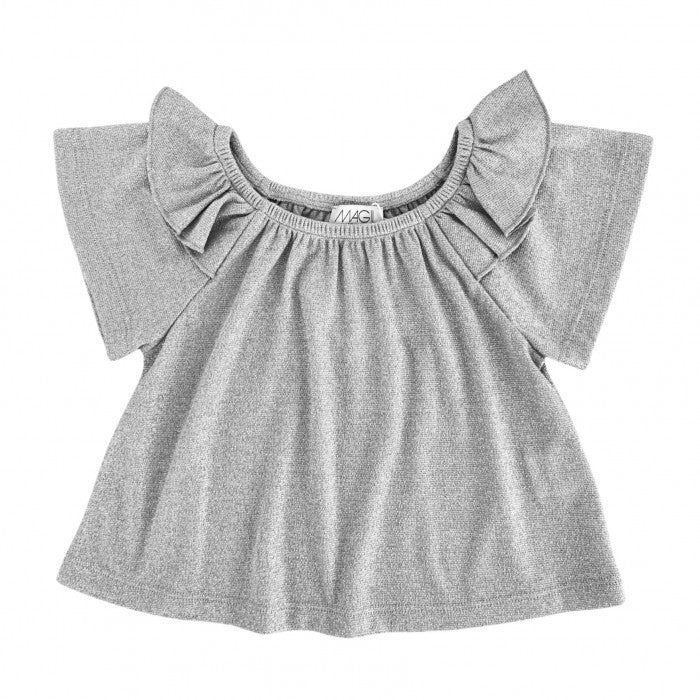 MAGLIA COLLO ARRICCIATO LUREX