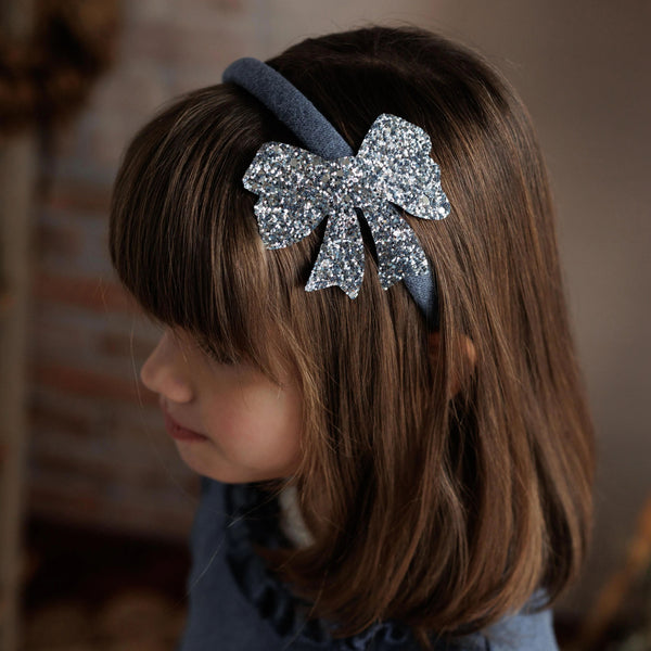 GLITTER BOW HEADBAND