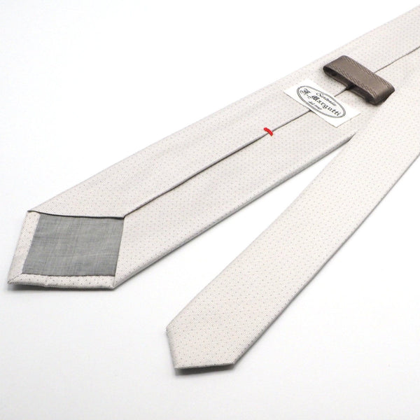 Cravatta grigio perla elegante