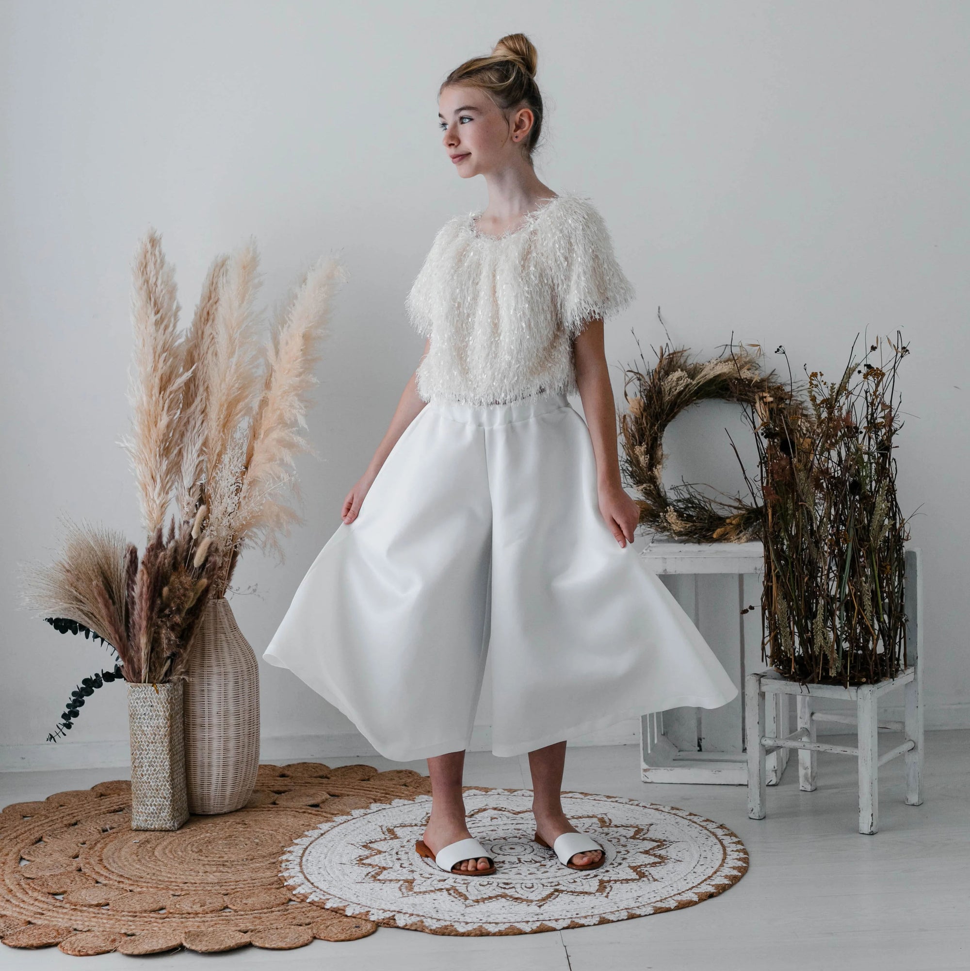 PANTALONE AMPIO IN RASO