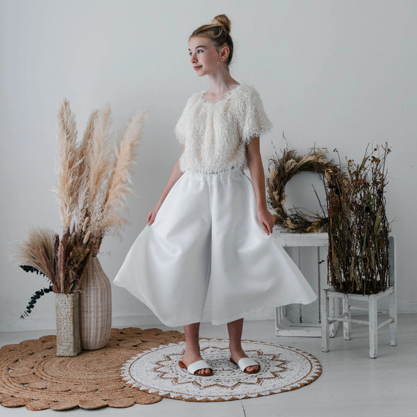 PANTALONE AMPIO IN RASO
