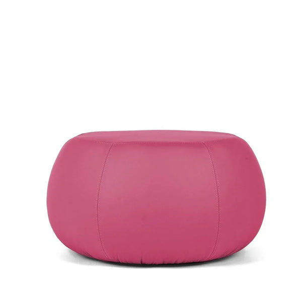 COCOON ECO M,  Pouf Design Rotondo in Ecopelle 64x45