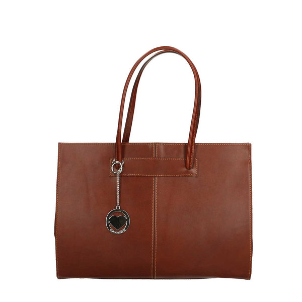 Handbag, 24-hour document holder for women in leather - 39x30x11 cm - 9008 