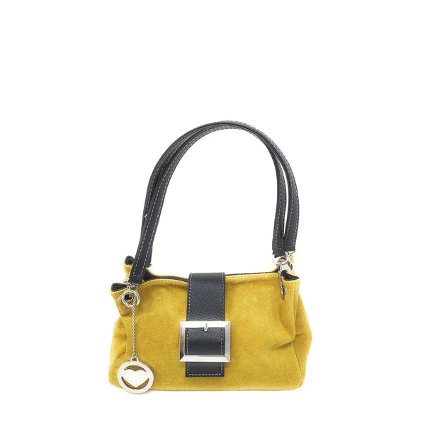 Women's Hand Clutch in 100% Suede Leather - 27x18x12 cm - 10027 
