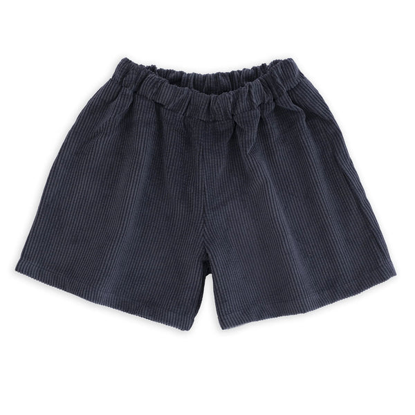 VELVET BERMUDA SHORTS