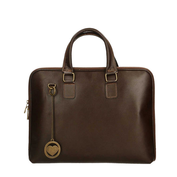 Women's Leather Briefcase Document Bag 37 x 27 x 7 Cm - 9033 