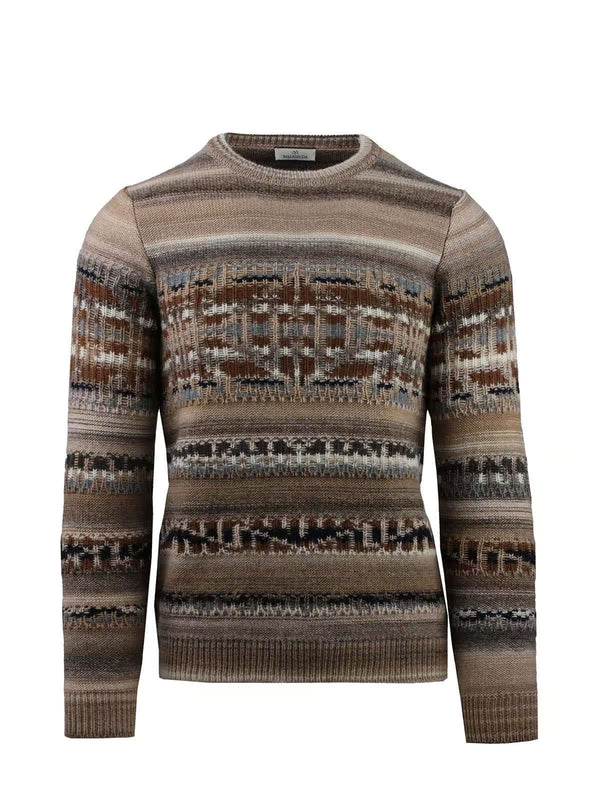 JACQUARD CREW NECK
