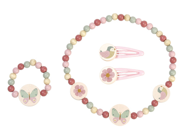 WOODEN JEWELRY AND CLIPS